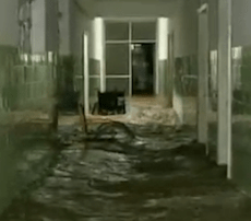 Hospitais não estão preparados para enfrentar incêndios e inundações
