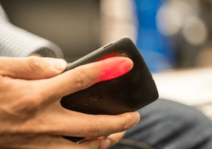 app identifica hemoglobina estimada no dedo